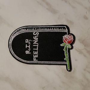 RIP Feelings Iron On Patch